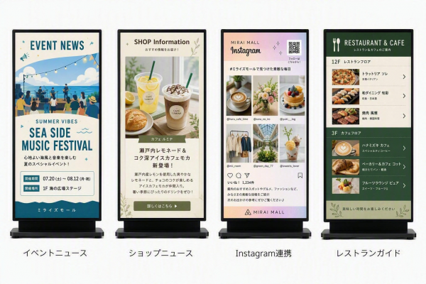 Web連携テンプレートのバリエーション